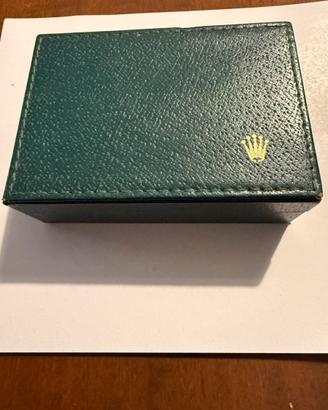 Rolex  scatola 68002 anni 80  interno intarsio