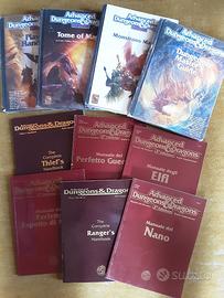Advanced D&D, Regolamento + Manuali