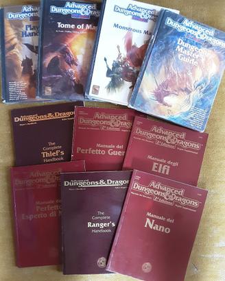 Advanced D&D, Regolamento + Manuali