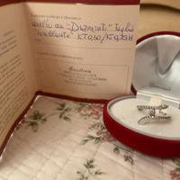 Anello Damiani con diamanti e certificato original