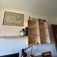 Cubo libreria + 3mensole