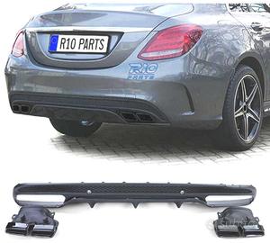 DIFUSORE MERCEDES CLASSE C W205 SEDAN 13-18 LOOK A