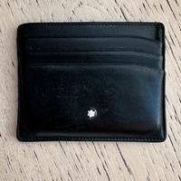 Portacarte Montblanc originale in pelle nera