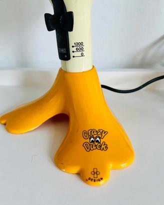 Divertente asciugacapelli vintage 'Crazy Duck'