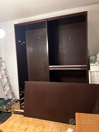 Armadio 5 scompartimenti 3 cassetti