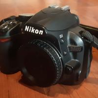 Nikon D3100 reflex con obiettivo 18-55 e 55-300