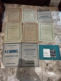 Spartiti musicali per pianoforte 