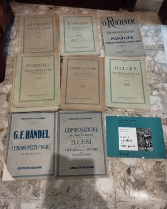 Spartiti musicali per pianoforte 