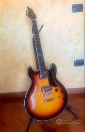 Chitarra Elettrica Semiacustica Eko MIa SA IV