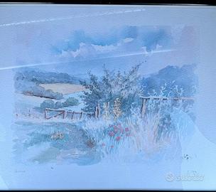 Splendido dipinto "Summer" di Gunter Plate