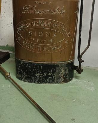 pompa irroratrice in rame