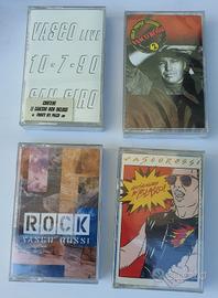 Vasco Rossi lotto 4 cassette mc audio sigillate