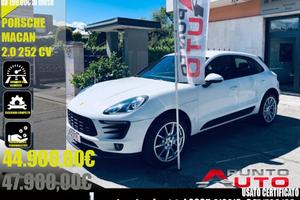 PORSCHE Macan 2.0T BIANCA 252 CV-PELLE