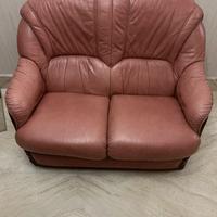 Divano in pelle tris