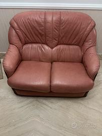 Divano in pelle tris