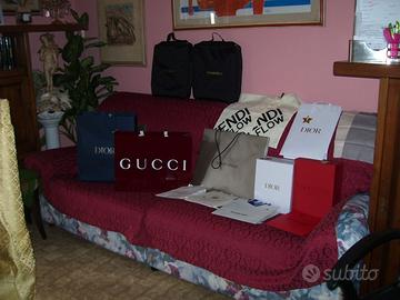 Scatole + Shoppers bags Nuove Perfette Originali.