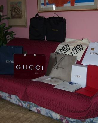 Scatole + Shoppers bags Nuove Perfette Originali.