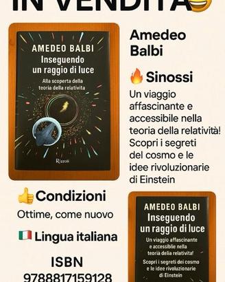 ✨ Inseguendo un raggio di luce - Di Amedeo Balbi ✨