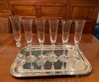 Set 6 flute Spiegelau Echtkristall Vintage ‘90