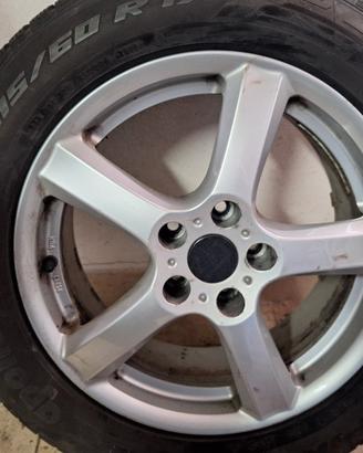 Cerchi lega 7Jx17H2  con gomme termiche