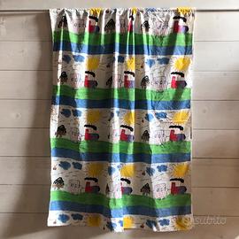 Stoffa, Tenda, Bimbo, Treno, 1x L133xH157cm