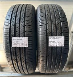 2 PNEUMATICI USATI HANKOOK ESTIVE 215 60 R17 96H