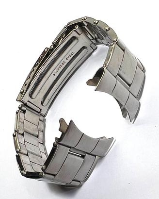 bracciale vintage oyster rivetti acciaio 19mm