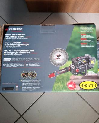 Motosega Parkside Performance X40V nuova