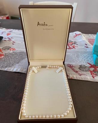 Collana perle vere d’acqua dolce