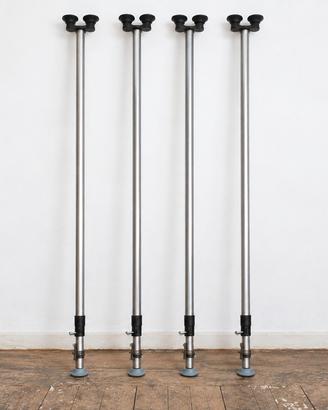 4 + 1 Autopole Barracuda telescopici oltre 4 metri