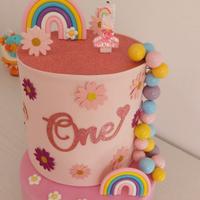 torta scenografica bimba one primo compleanno 