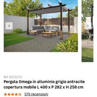 Pergola Omega naterial