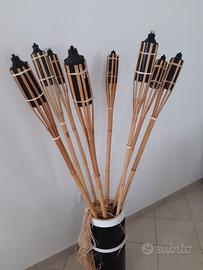 Torce in bamboo