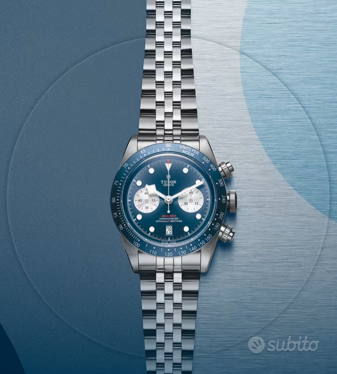 Tudor Black Bay Chrono Blu Boutique Edition jubile Abbigliamento