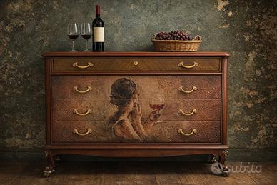 comò antico restaurato 