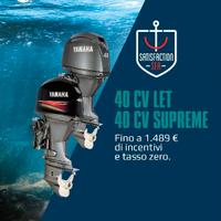 Yamaha F40NETL/LETL Incentivi Yamaha 2026