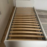 Letto singolo apribile con casseti