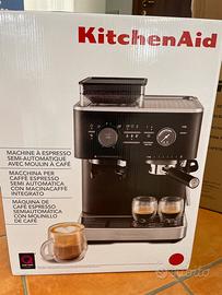 Macchina caffe espresso kitchenaid rossa
