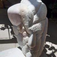Scultura in marmo di Gabriel Plangger
