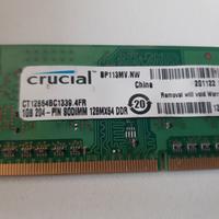 Ram sodimm 1gb ddr3