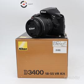 Nikon D3400 18-55mm Usata 26.000 Scatti