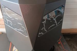 Zaino motociclista con occhi Led