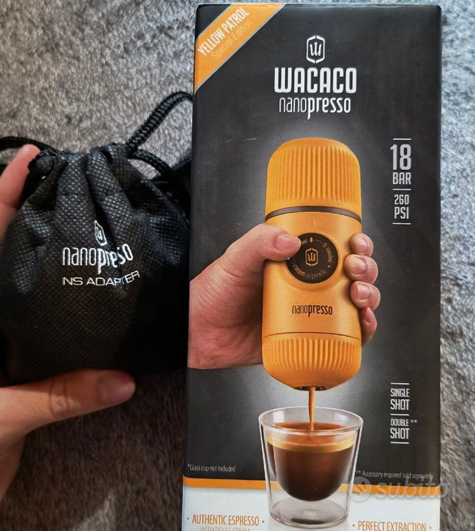 WACACO Nanopresso Macchina Caffè Portatile - Espresso Manuale Senza Elettricità, Con Custodia - Foto 5