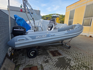 Gommone sacs 5mt con mercury 40hp 4 tempi