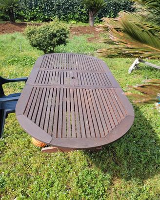 Tavolo da giardino allungabile