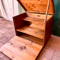 Baule da trasporto in legno usato