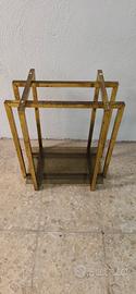 tavolino pieghevole ottone vintage 