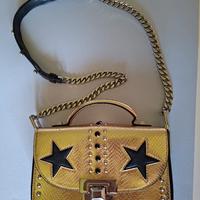 Borsetta La Carrie oro e nero tracolla