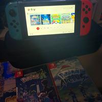 Nintendo switch+ giochi pokemon