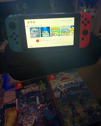 Nintendo switch+ giochi pokemon